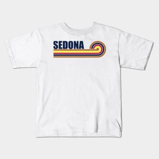 Sedona Arizona horizontal sunset Kids T-Shirt